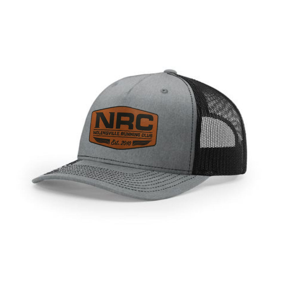 NRC Leather Patch Richardson Five Panel Trucker Hat
