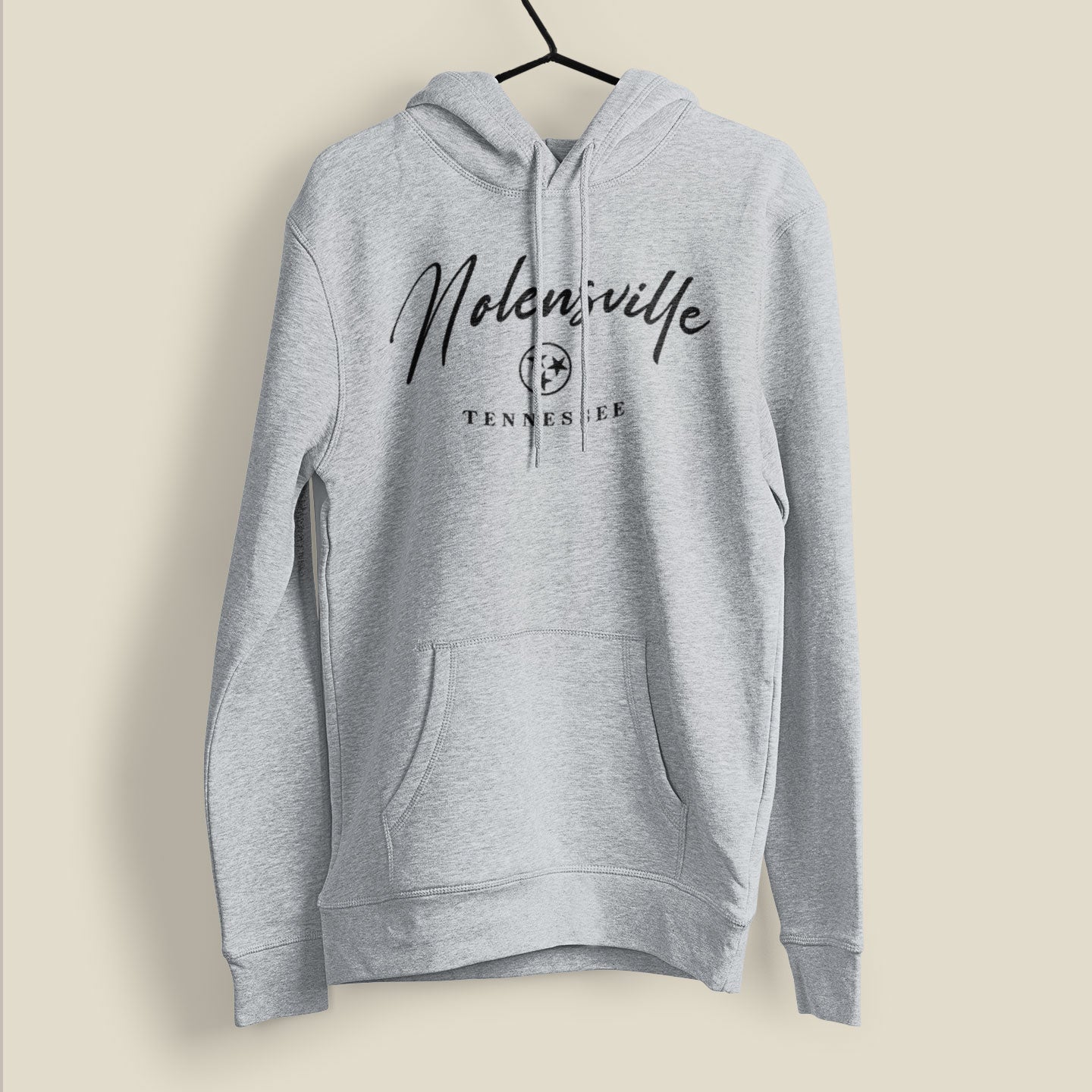 Nolensville TN Featherlight Hoodie (Light Heather Grey)